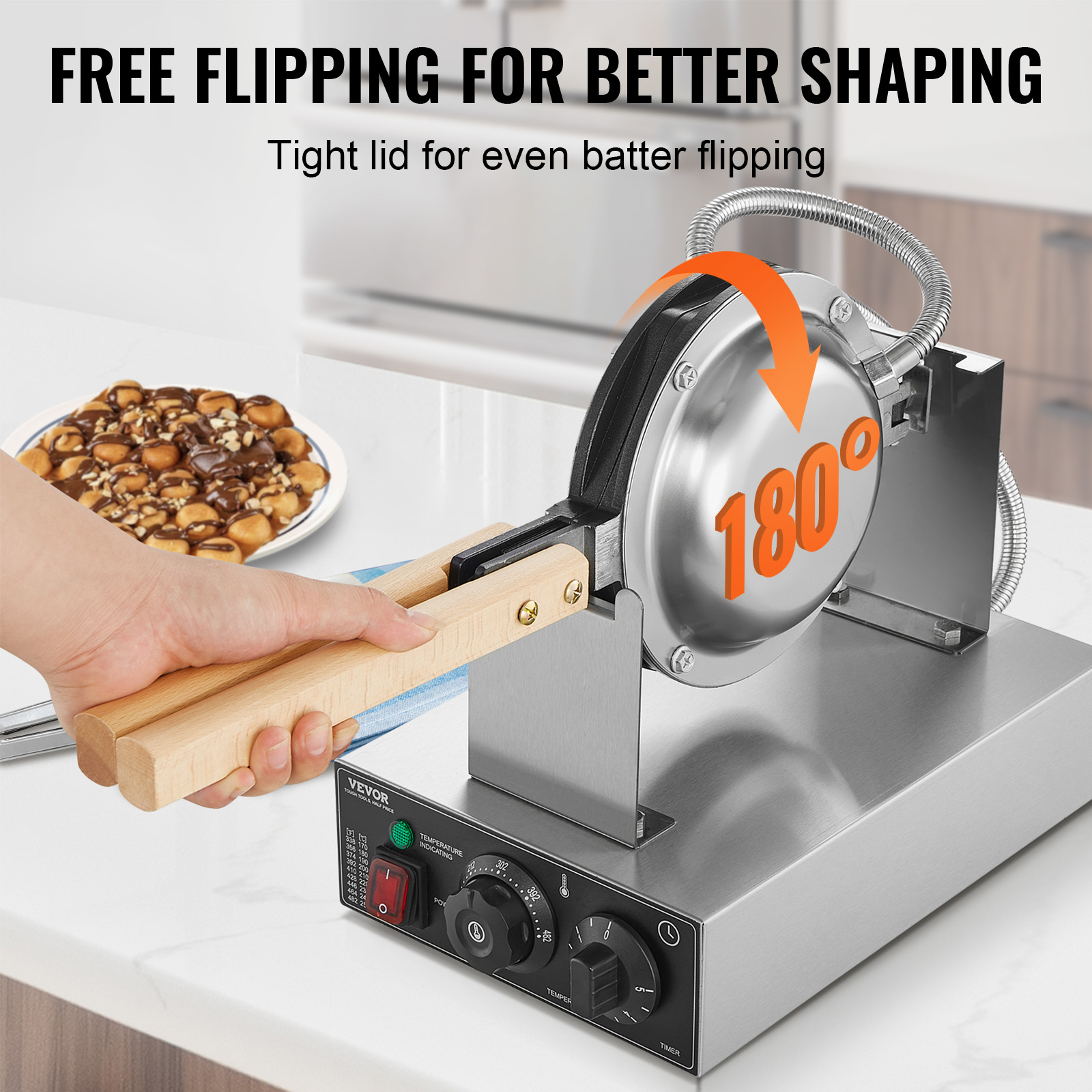 Domowa i komercyjna maszyna do – Waffle Cone Maker recenzja i cena